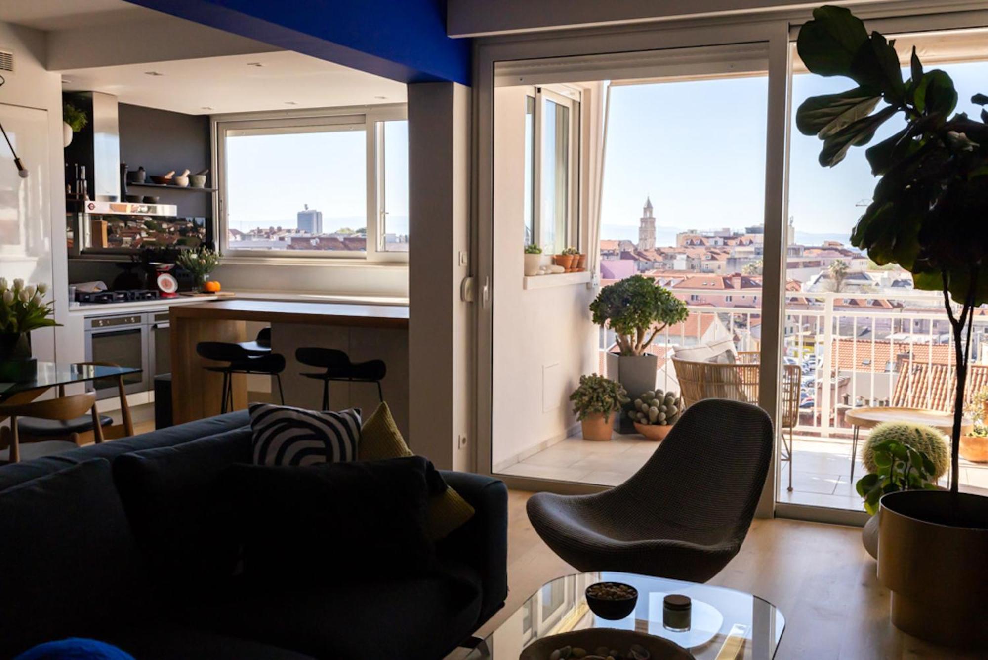 Appartement D'Art Penthouse à Split Extérieur photo